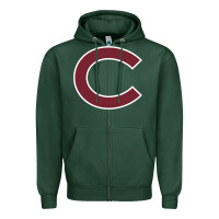 Sports Green colgate vintage Zipper Hoodie - SnappyArt