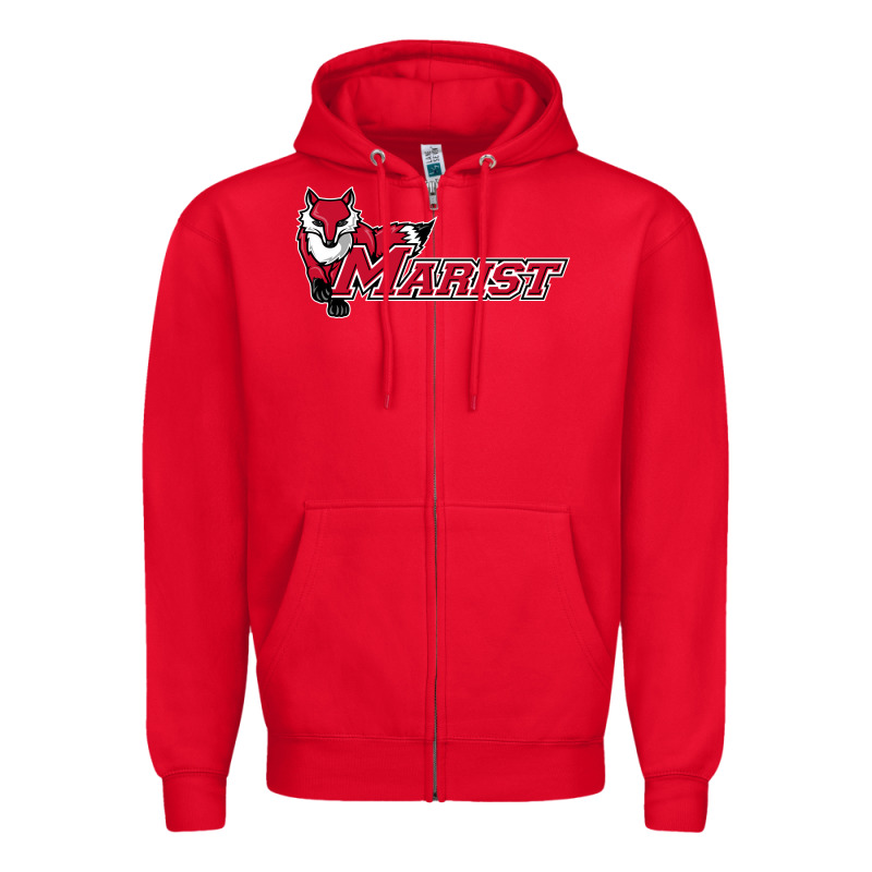 Cool,marist,red,foxes Zipper Hoodie by SnappyArt | Teevron