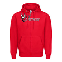 Red cool,marist,red,foxes Zipper Hoodie - SnappyArt