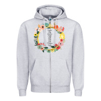 Heather Grey Keeper of the Lost Cities Characters Flowers Zipper Hoodie - SnappyArt