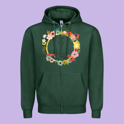 Keeper Of The Lost Cities Characters Flowers Zipper Hoodie Designed By Snappyart