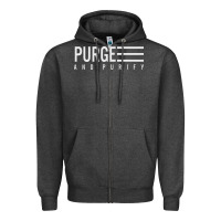 Purge And Purify Graphic Zipper Hoodie | Teevron