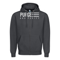 Smoke Purge And Purify Graphic Zipper Hoodie - SnappyArt