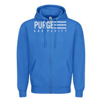 True Royal Purge And Purify Graphic Zipper Hoodie - SnappyArt