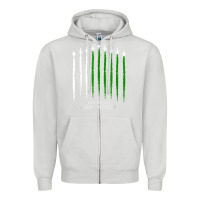 Dove Grey pakistan air force shirt   pakistani flag men women kids t shirt Zipper Hoodie - SnappyArt