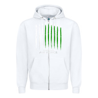 White pakistan air force shirt   pakistani flag men women kids t shirt Zipper Hoodie - SnappyArt