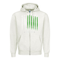 Oatmeal Heather pakistan air force shirt   pakistani flag men women kids t shirt Zipper Hoodie - SnappyArt