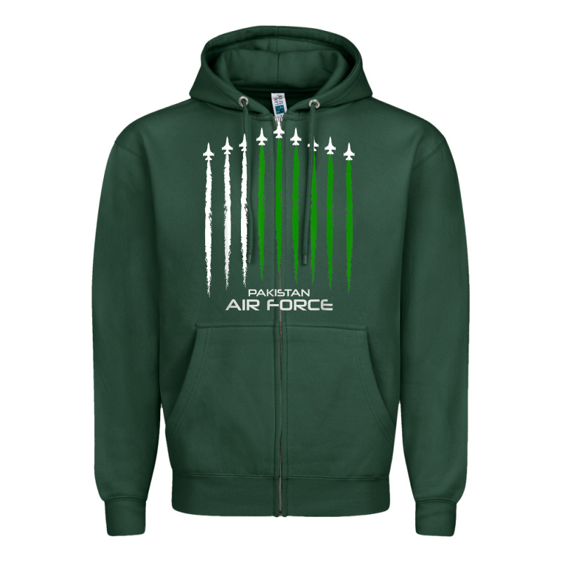 Pakistan Air Force Shirt   Pakistani Flag Men Women Kids T Shirt Zipper Hoodie by SnappyArt | Teevron