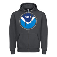 Smoke noaa national oceanic and atmospheric administrati Zipper Hoodie - SnappyArt
