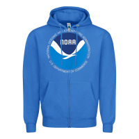 True Royal noaa national oceanic and atmospheric administrati Zipper Hoodie - SnappyArt