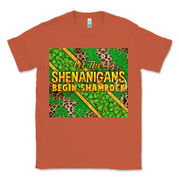 Copper Let the shenanigans begin shamrock tumbler Classic Tee - HowdyJamesFarm