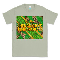 Matcha Let the shenanigans begin shamrock tumbler Classic Tee - HowdyJamesFarm