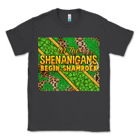 Smoke Let the shenanigans begin shamrock tumbler Classic Tee - HowdyJamesFarm