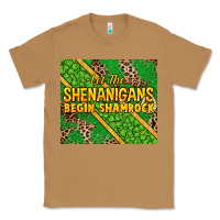 Let The Shenanigans Begin Shamrock Tumbler Classic Tee | Teevron
