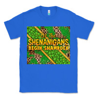 True Royal Let the shenanigans begin shamrock tumbler Classic Tee - HowdyJamesFarm