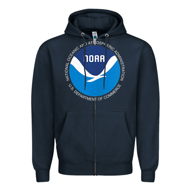 Noaa National Oceanic And Atmospheric Administrati Zipper Hoodie by SnappyArt | Teevron