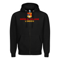Black imperial college london Zipper Hoodie - SnappyArt