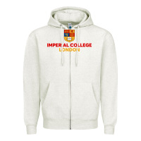 Oatmeal Heather imperial college london Zipper Hoodie - SnappyArt