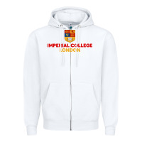 White imperial college london Zipper Hoodie - SnappyArt
