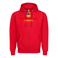 Red imperial college london Zipper Hoodie - SnappyArt