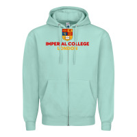 Seafoam imperial college london Zipper Hoodie - SnappyArt