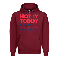 Burgundy hotty toddy Zipper Hoodie - SnappyArt