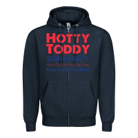 Navy hotty toddy Zipper Hoodie - SnappyArt