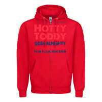 Red hotty toddy Zipper Hoodie - SnappyArt