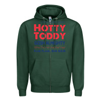 Sports Green hotty toddy Zipper Hoodie - SnappyArt