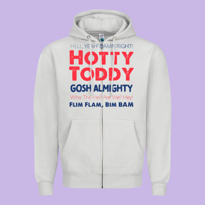Hotty Toddy Zipper Hoodie Designed By Snappyart