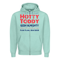 Seafoam hotty toddy Zipper Hoodie - SnappyArt