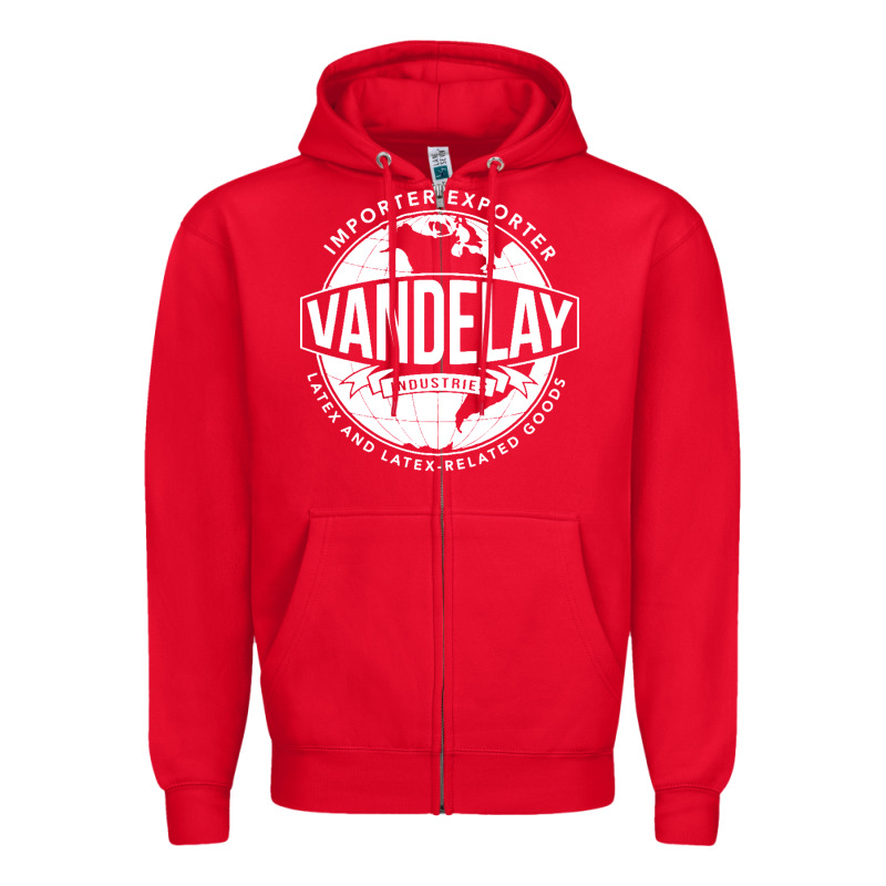 Vandelay Industries Zipper Hoodie by SnappyArt | Teevron
