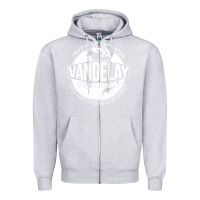 Heather Grey Vandelay Industries Zipper Hoodie - SnappyArt