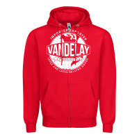 Red Vandelay Industries Zipper Hoodie - SnappyArt