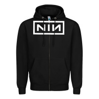 Black nine inch Zipper Hoodie - SnappyArt
