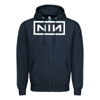 Navy nine inch Zipper Hoodie - SnappyArt
