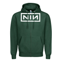 Sports Green nine inch Zipper Hoodie - SnappyArt