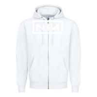 White nine inch Zipper Hoodie - SnappyArt