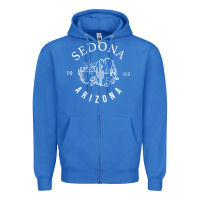 Womens Sedona Arizona T Shirt Sedona Az Vintage Arizona Vacation V Nec Zipper Hoodie | Teevron