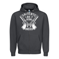 Smoke Snitches Are A Dying Breed Motorcycle Biker Gun Zipper Hoodie - SnappyArt