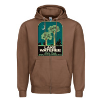 Chestnut Trending Lake Wateree State Park Sc Vintage Travel Zipper Hoodie - SnappyArt