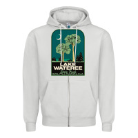 Dove Grey Trending Lake Wateree State Park Sc Vintage Travel Zipper Hoodie - SnappyArt