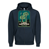 Navy Trending Lake Wateree State Park Sc Vintage Travel Zipper Hoodie - SnappyArt