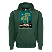 Sports Green Trending Lake Wateree State Park Sc Vintage Travel Zipper Hoodie - SnappyArt