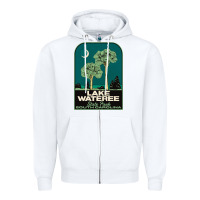 White Trending Lake Wateree State Park Sc Vintage Travel Zipper Hoodie - SnappyArt