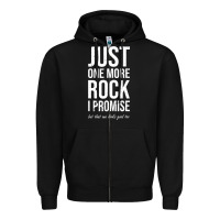 Black Rockhounds gear gift Just one more rock funny rockhounding Zipper Hoodie - SnappyArt