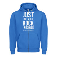True Royal Rockhounds gear gift Just one more rock funny rockhounding Zipper Hoodie - SnappyArt