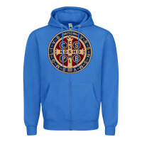 True Royal Saint Benedict Medal 1 Zipper Hoodie - SnappyArt