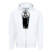 White the crimson ghost Zipper Hoodie - SnappyArt