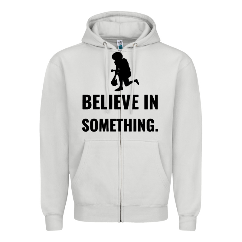 Colin Kaepernick Believe In Something Zipper Hoodie by SnappyArt | Teevron